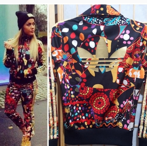 adidas Jackets & Blazers - Rare💛Adidas Gold Trefoil Track Jacket M